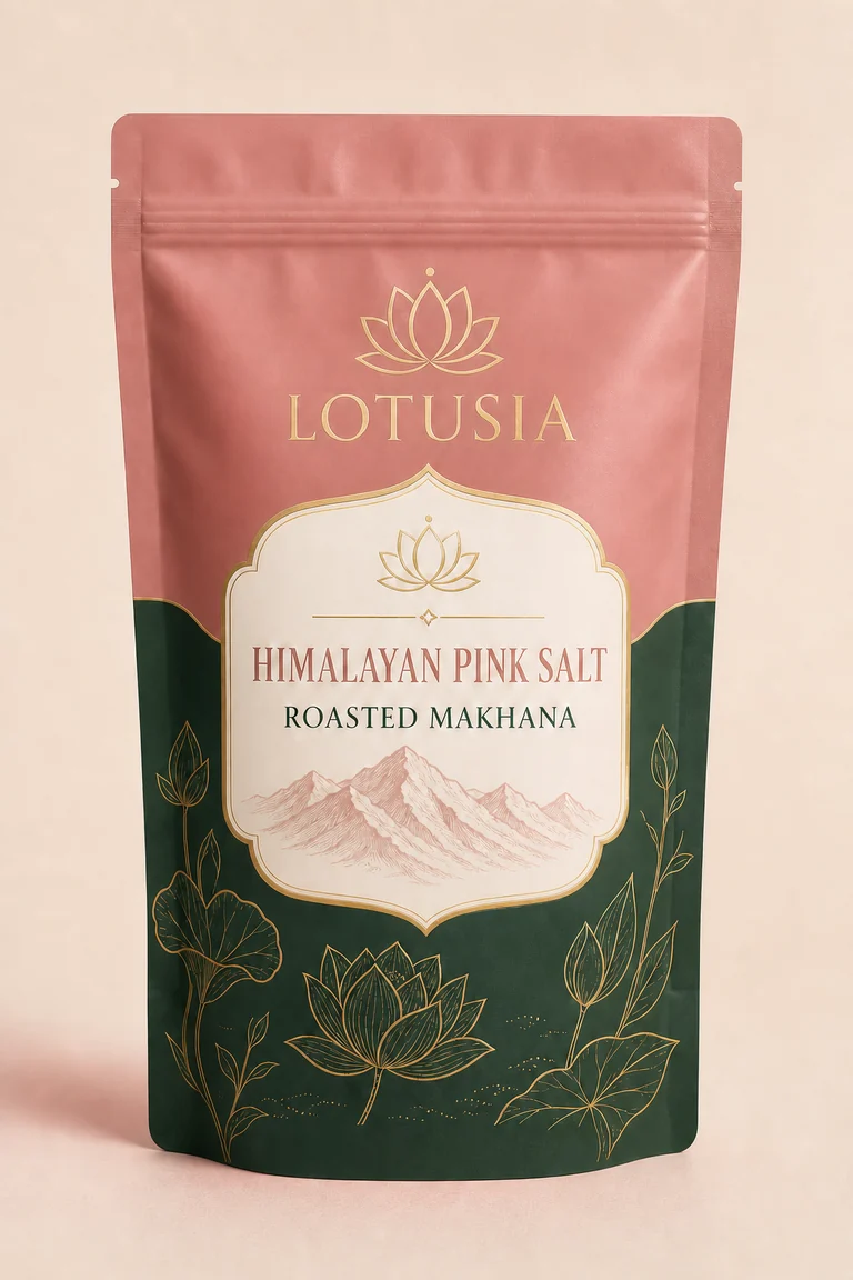 LOTUSIA Himalayan Pink Salt Roasted Makhana pouch
